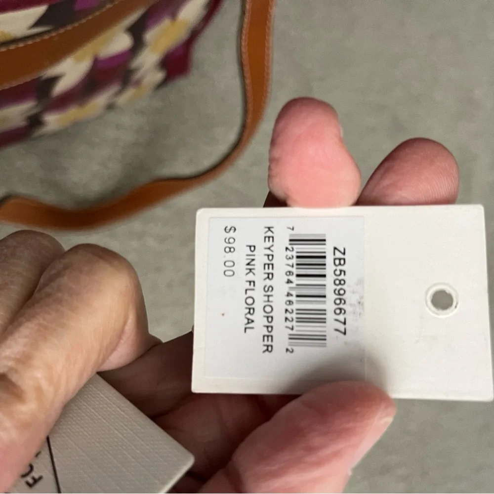 Fossil Waxed Canvas Bag